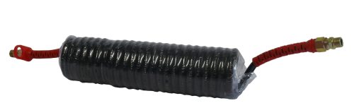Spirala PUR M16x1.5 czarno-żółta 7,5m 15-20Bar