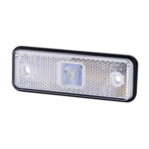 Lampa obrysowa pozycyjna z odblaskiem - biała LD525