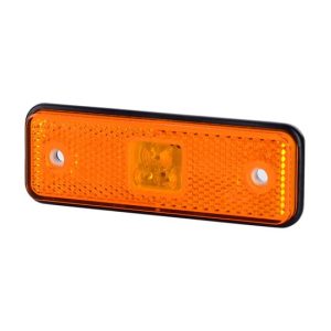 Lampa obrysowa pozycyjna z odblaskiem - pomarańczowa LD526