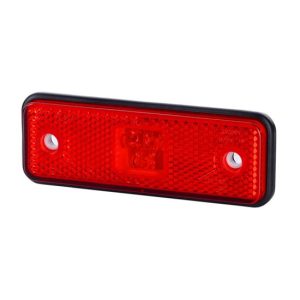 Lampa obrysowa pozycyjna z odblaskiem - czerwona LD527